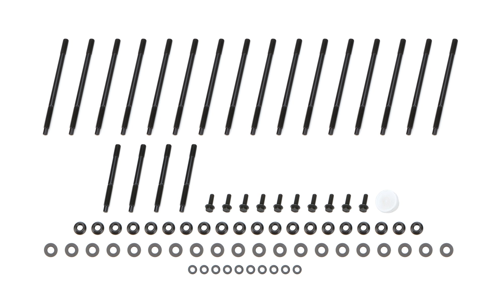 OptiTorque 10573 Chevrolet LS - Gen III LS - Patriot Head Stud Kit (2 Length) 23°, Brodix, Dart, AFR, World, Edelbrock